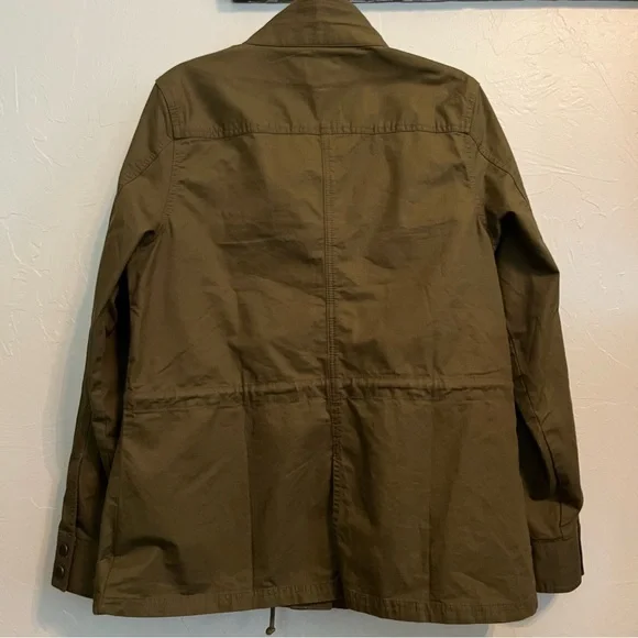 PACT Women’s Organic Cotton Woven Field Jacket in Grape Leaf Size L Like New - Picture 9 of 13